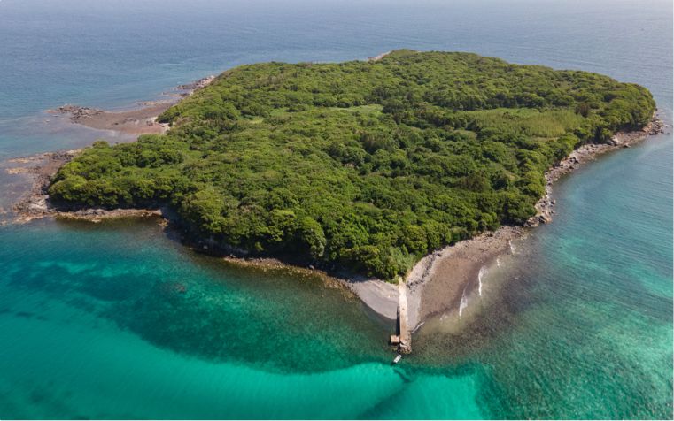 日本一、気軽に行ける美しい無人島「妻ヶ島」